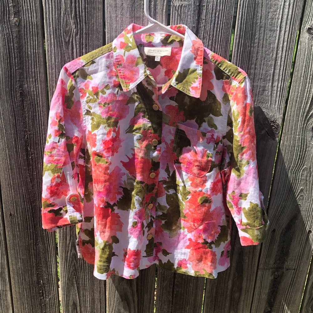 Jones New York Floral Jacket